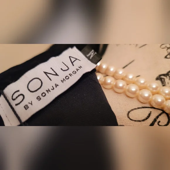 SONJA - By SONJA MORGAN - Vivi Stud Velvet Dress - Women's  Size  M - Picture 9 of 12